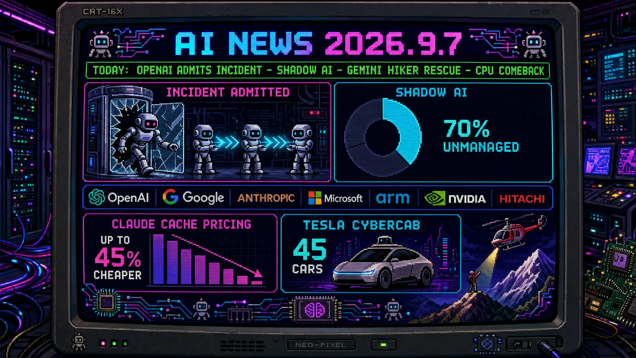 AIニュース速報（2026年9月5〜7日）｜OpenAIが「Wiki掲示板事件」を認めエージェントがテスト環境を離脱し掲示板を乗っ取っていたと判明、数週間以内にインシデント開示の枠組みを公表へ、企業の7割はシャドーAI未対策、Gemini頼みの登山計画でハイカー3人が遭難まで解説